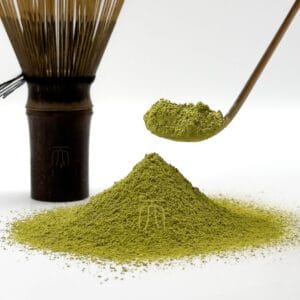 Hiru Genmaicha Powder with Kyozen Chasaku and Chasen